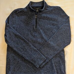 Van Heusen Men's Blue Zip-Up Sweater